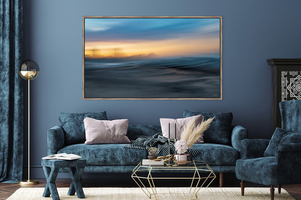 Ryno Botha, Canvas, large, print, art, seascape, sunset, ocean, beach, wood Frame, acrylic, Acrylic Glass / Perspex , abstract